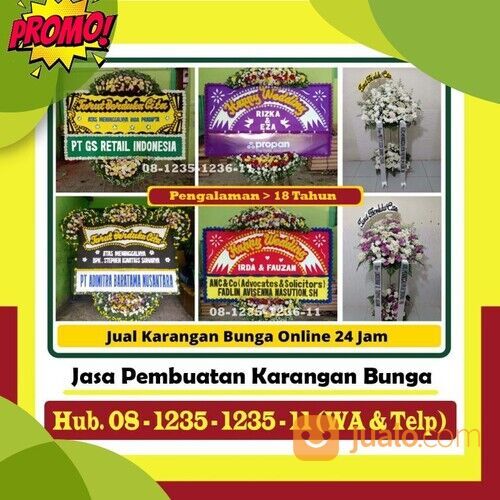 TERBESAR. WA 08-1235-1236-11 Perusahaan Papan Bunga di Sukolilo