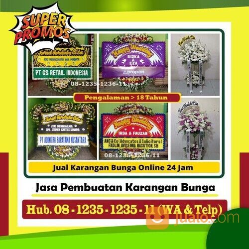 TERBESAR. WA 08-1235-1236-11 Perusahaan Papan Bunga di Sukolilo