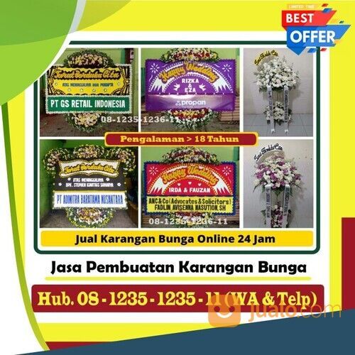 TERBESAR. WA 08-1235-1236-11 Perusahaan Papan Bunga di Sukolilo