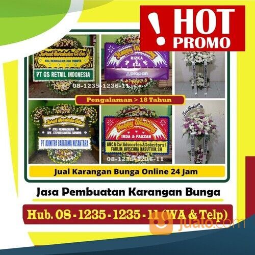 TERBESAR. WA 08-1235-1236-11 Perusahaan Papan Bunga di Sukolilo
