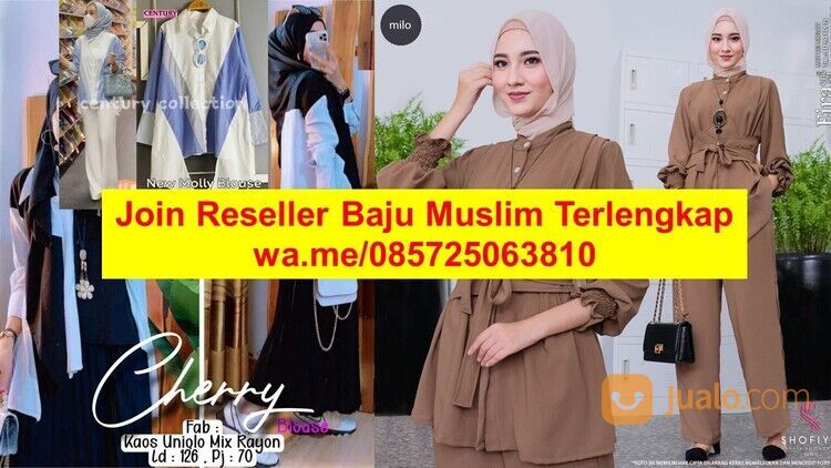 Join Reseller Baju Muslim Terlengkap di Jawa Barat | wa.me/085725063810
