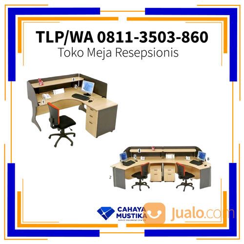 HP/WA : 081-1350-3860 - Toko Meja Resepsionis Minimalis Modern di Pasuruan