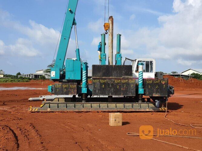 Tiang pancang Beton dan Alat pancang Drop hammer, HSPD, diesel Hammer, Exa Hammer