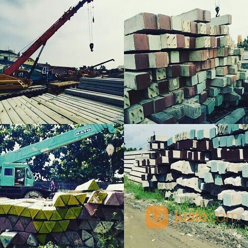 Tiang pancang Beton dan Alat pancang Drop hammer, HSPD, diesel Hammer, Exa Hammer