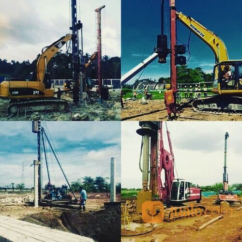 Tiang pancang Beton dan Alat pancang Drop hammer, HSPD, diesel Hammer, Exa Hammer