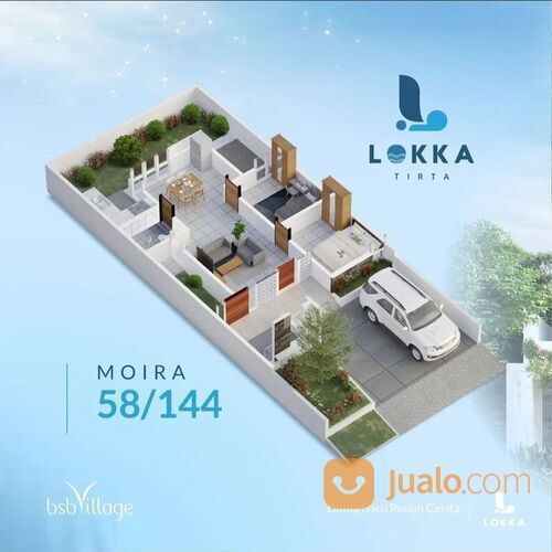 Rumah Eksklusif Lokka Tirta BSB Village Semarang Free BPHTB AJB