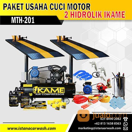 PAKET CUCI MOTOR “2 HIDROLIK” MTH-201