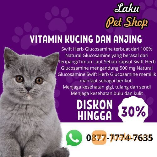 Suplemen Kucing dan Anjing Swift Herb Terbagusss