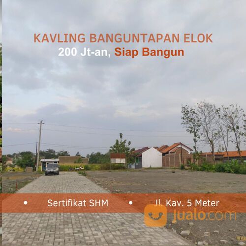 Tanah Banguntapan Murah, 200m dari Jl.Raya Pleret