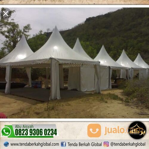 Tenda Sarnafil 5x5 Pinrang , Tenda Kerucut Pinrang Murah | 082393060234