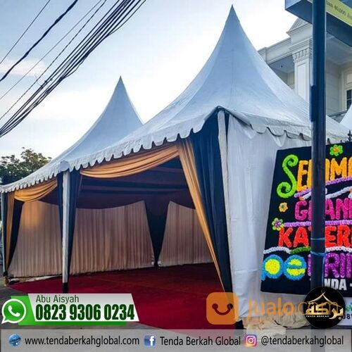 Tenda Sarnafil 5x5 Toraja , Tenda Kerucut Toraja Murah | 082393060234