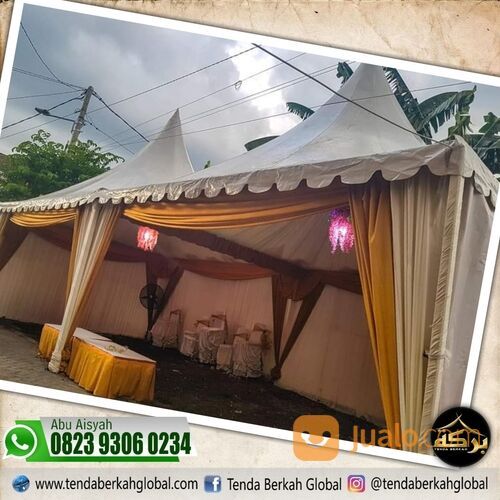 Tenda Sarnafil 5x5 Toraja , Tenda Kerucut Toraja Murah | 082393060234