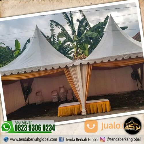 Tenda Sarnafil 5x5 Toraja , Tenda Kerucut Toraja Murah | 082393060234