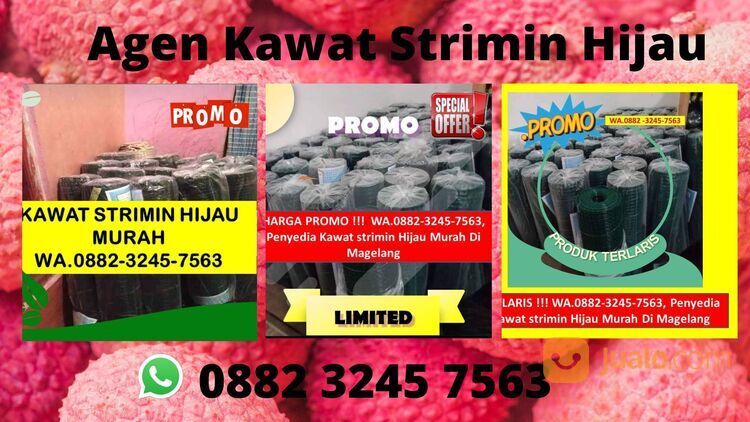 PROMO MINGGU INI !!! Agen Murah Grosir Kawat Strimin Ram Loket Hijau Di Daerah Magelang