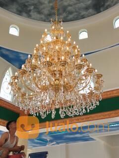 JASA PEMASANGAN LAMPU GANTUNG HIAS KRISTAL BOGOR