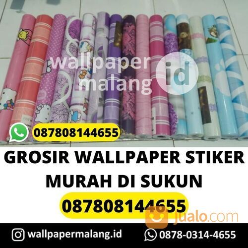 GROSIR WALLPAPER STIKER MURAH DI SUKUN
