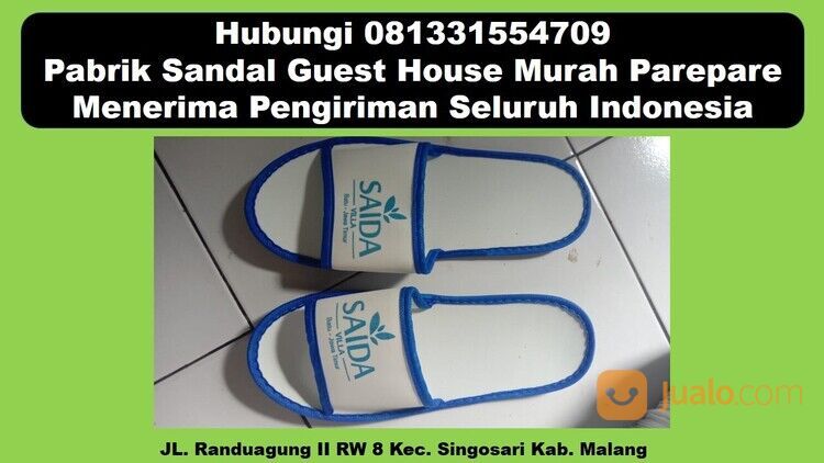 Hubungi 081331554709 - Grosir Sandal Hotel Parepare