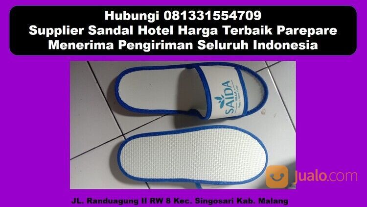 Hubungi 081331554709 - Grosir Sandal Hotel Parepare