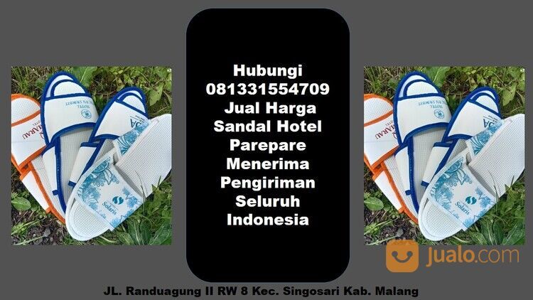 Hubungi 081331554709 - Grosir Sandal Hotel Parepare