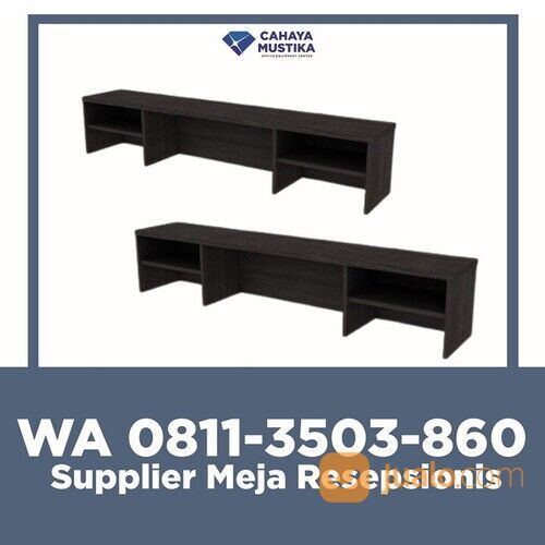 HP/WA : 081-1350-3860 - Supplier Meja Resepsionis Kantor Minimalis Malang