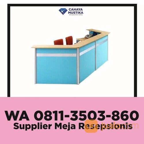 HP/WA : 081-1350-3860 - Supplier Meja Resepsionis Puskesmas Malang