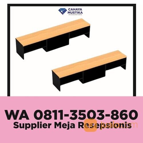 HP/WA : 081-1350-3860 - Supplier Meja Resepsionis Puskesmas Malang