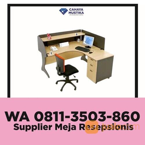 HP/WA : 081-1350-3860 - Supplier Meja Resepsionis Puskesmas Malang