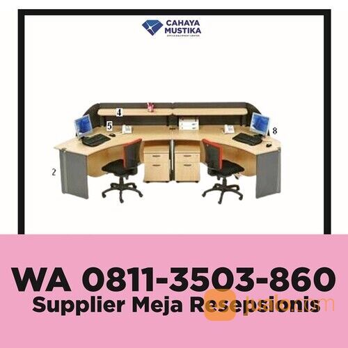 HP/WA : 081-1350-3860 - Supplier Meja Resepsionis Puskesmas Malang
