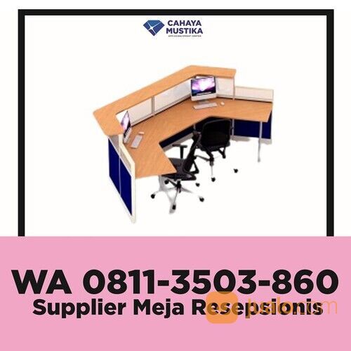 HP/WA : 081-1350-3860 - Supplier Meja Resepsionis Puskesmas Malang