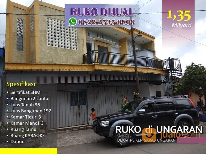 Ruko 2 Lantai Bonus 2 Ruang Karaoke Di Galpanas Kab. Semarang