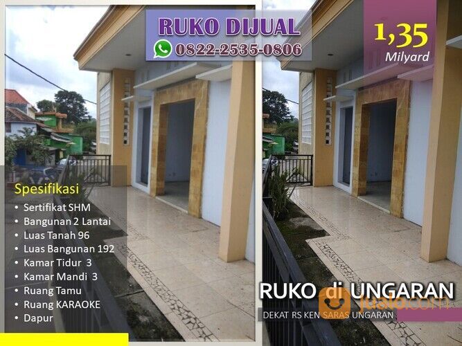 Ruko 2 Lantai Bonus 2 Ruang Karaoke Di Galpanas Kab. Semarang