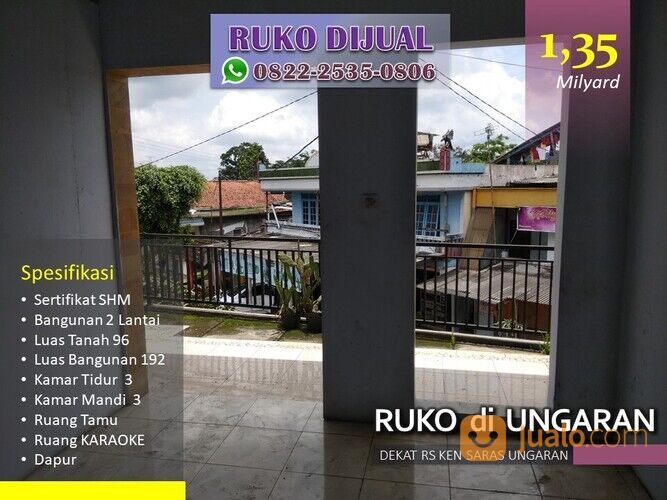 Ruko 2 Lantai Bonus 2 Ruang Karaoke Di Galpanas Kab. Semarang