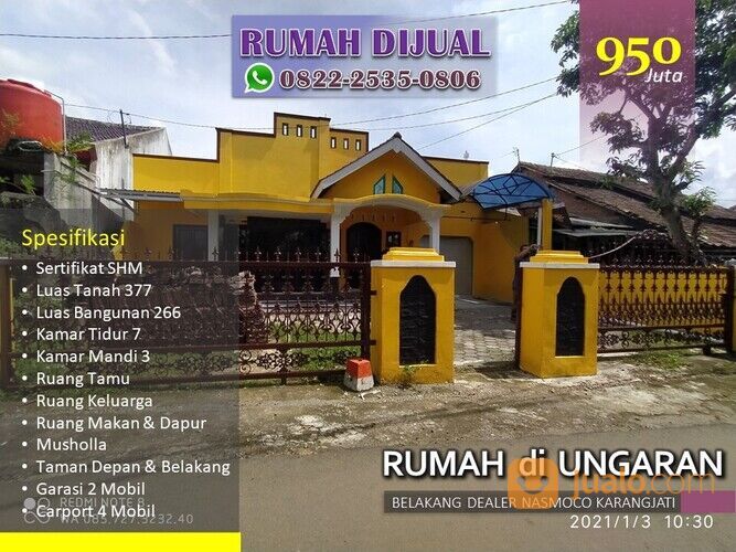 Rumah Murah Di Ungaran, Rumah Murah 3 Lantai Di Ungaran Kota, WA/Tlp : 0822-2535-0806