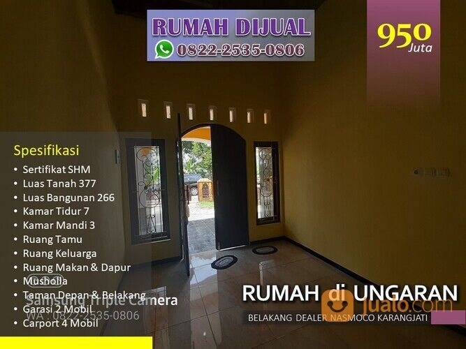 Rumah Murah Di Ungaran, Rumah Murah 3 Lantai Di Ungaran Kota, WA/Tlp : 0822-2535-0806