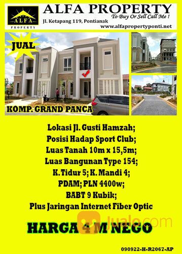 Alfa Property Rumah Grand Panca, Pontianak, Kalimantan Barat