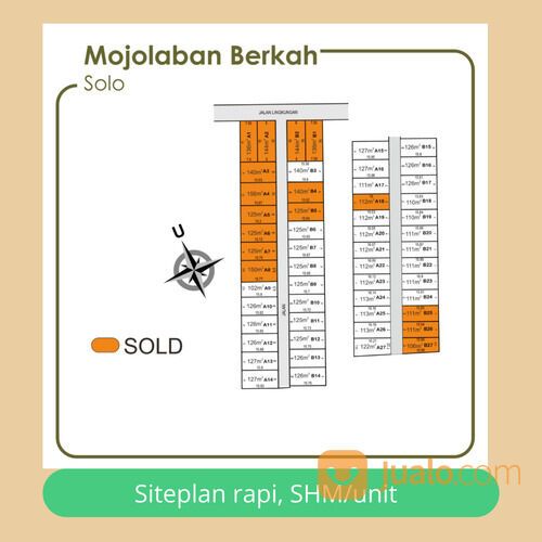 Tanah Solo Dekat SPBU Semanggi 1 Jt -an