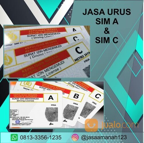 Biro Jasa Sim A dan Sim C Murah di Kepanjen, Malang