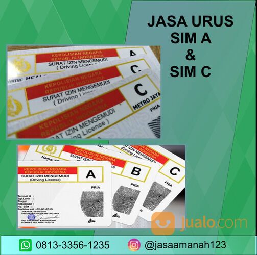 Biro Jasa Sim A dan Sim C Murah di Kepanjen, Malang