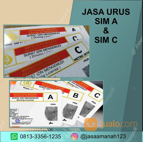 Biro Jasa Sim A dan Sim C Murah di Kepanjen, Malang