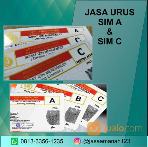 Biro Jasa Sim A dan Sim C Murah di Kepanjen, Malang