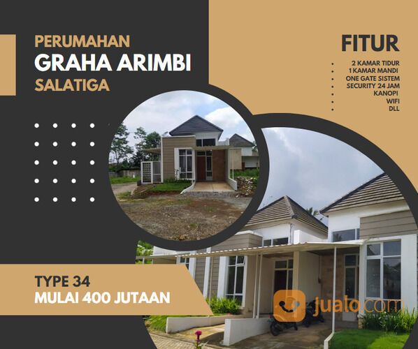 Perumahan Type 34 Murah Desain Mewah di Graha Arimbi Salatiga