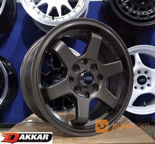 Velg Mobil Starlet Corolla Brio Agya Ring 14 Merk Hsr Tokyo Warna Semi Bronze