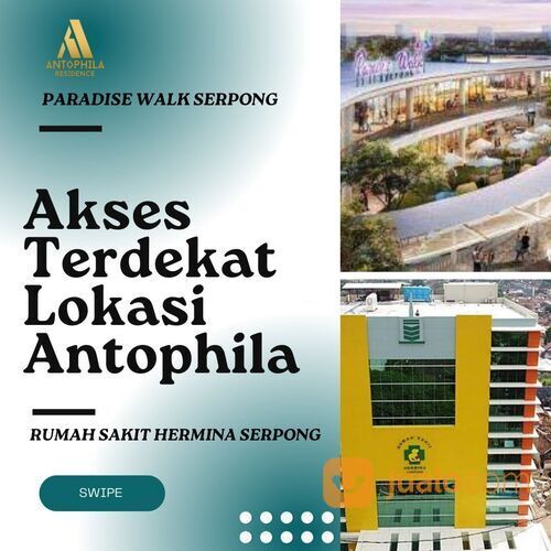 Rumah murah serpong dekat bsd city, 8 menit ke pintu tol serpong