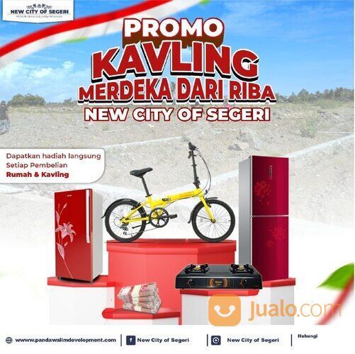 Tanah Kavling gratis Sepeda Listrik Cuman DI Segeri Pangkep Segera Booking