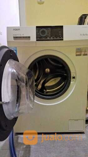 mesin cuci pintu depan merk aqua inverter watt murah istimewa