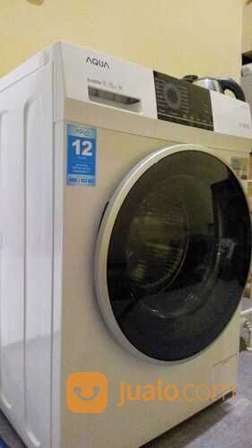 mesin cuci pintu depan merk aqua inverter watt murah istimewa