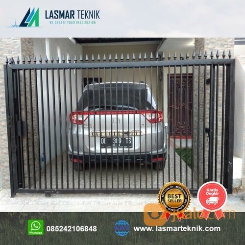 Pagar Besi Minimalis Bengkel Las Makassar | Lasmar Teknik