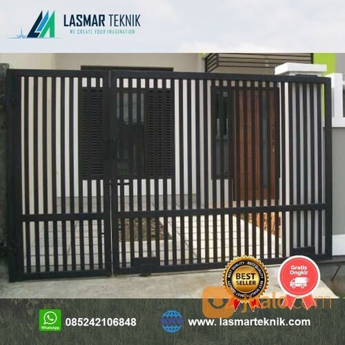 Pagar Besi Minimalis Bengkel Las Makassar | Lasmar Teknik