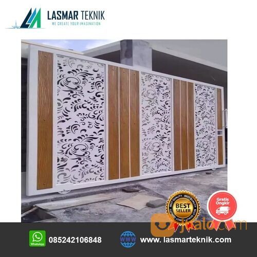 Pagar Motif Laser Cutting Murah Makassar