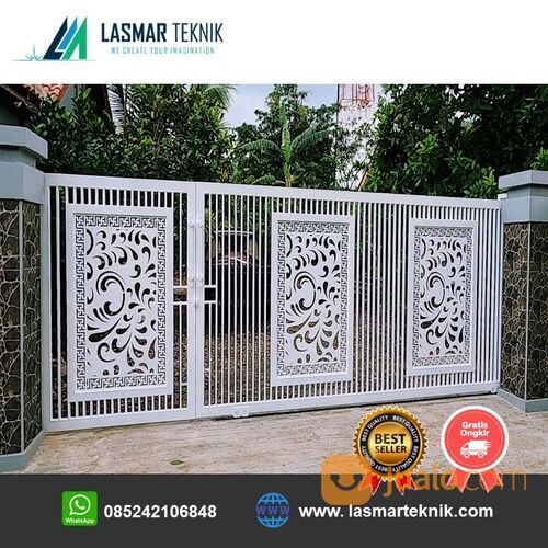 Pagar Motif Laser Cutting Murah Makassar